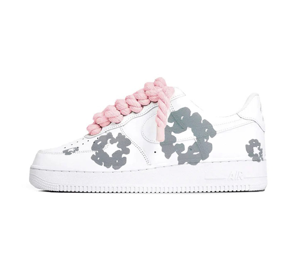 Nike Air Force 1 ’07 – Denim Tears Rope Laces Light Pink