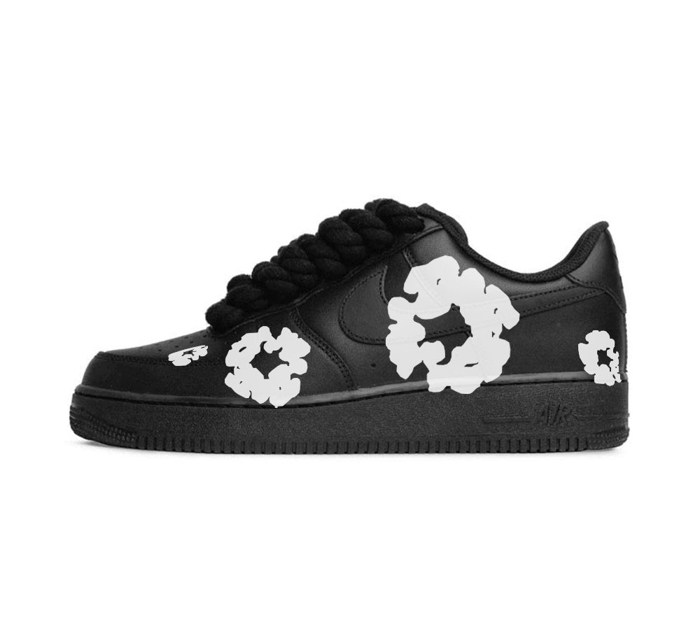 Nike Air Force 1 ’07 – Denim Tears Rope Laces Black