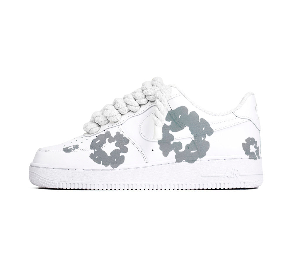 Nike Air Force 1 ’07 – Denim Tears Rope Laces White