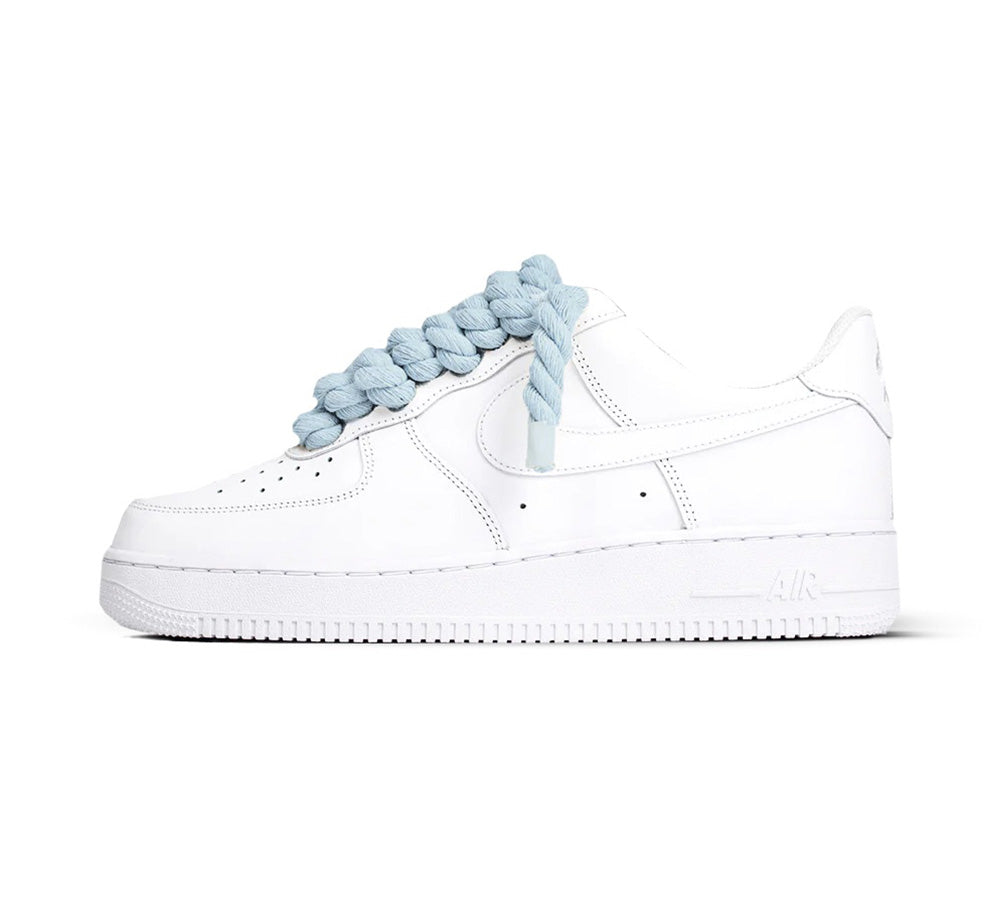 Nike Air Force 1 ´07 - Rope Laces Baby Blue