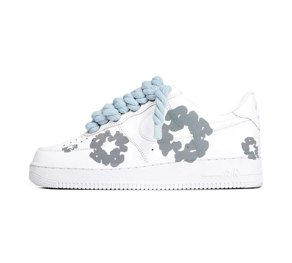 Nike Air Force 1 ’07 – Denim Tears Rope Laces Baby Blue